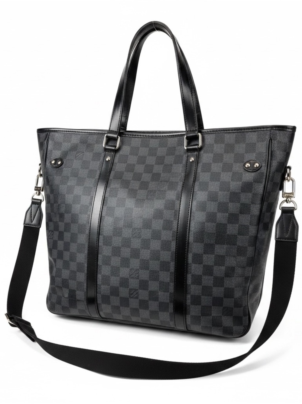 Louis Vuitton Damier Graphite Tadao  PM -2Way Business Tote Briefcase Shoulder B